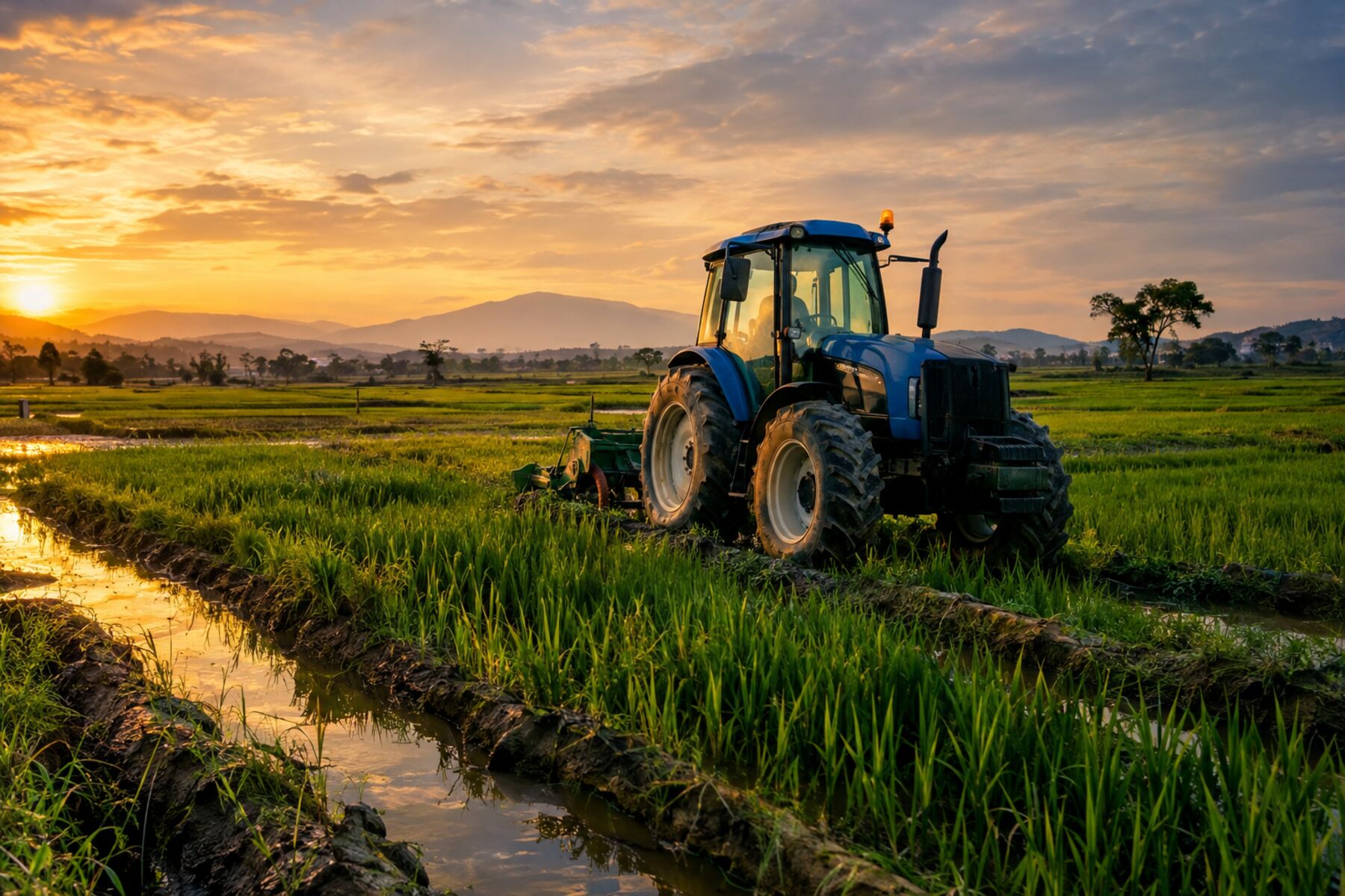 Illustrative agricultural landscape
